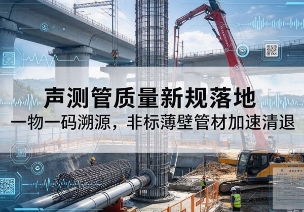 平泉声测管质量新规落地，一物一码溯源，非标薄壁管材加速清退